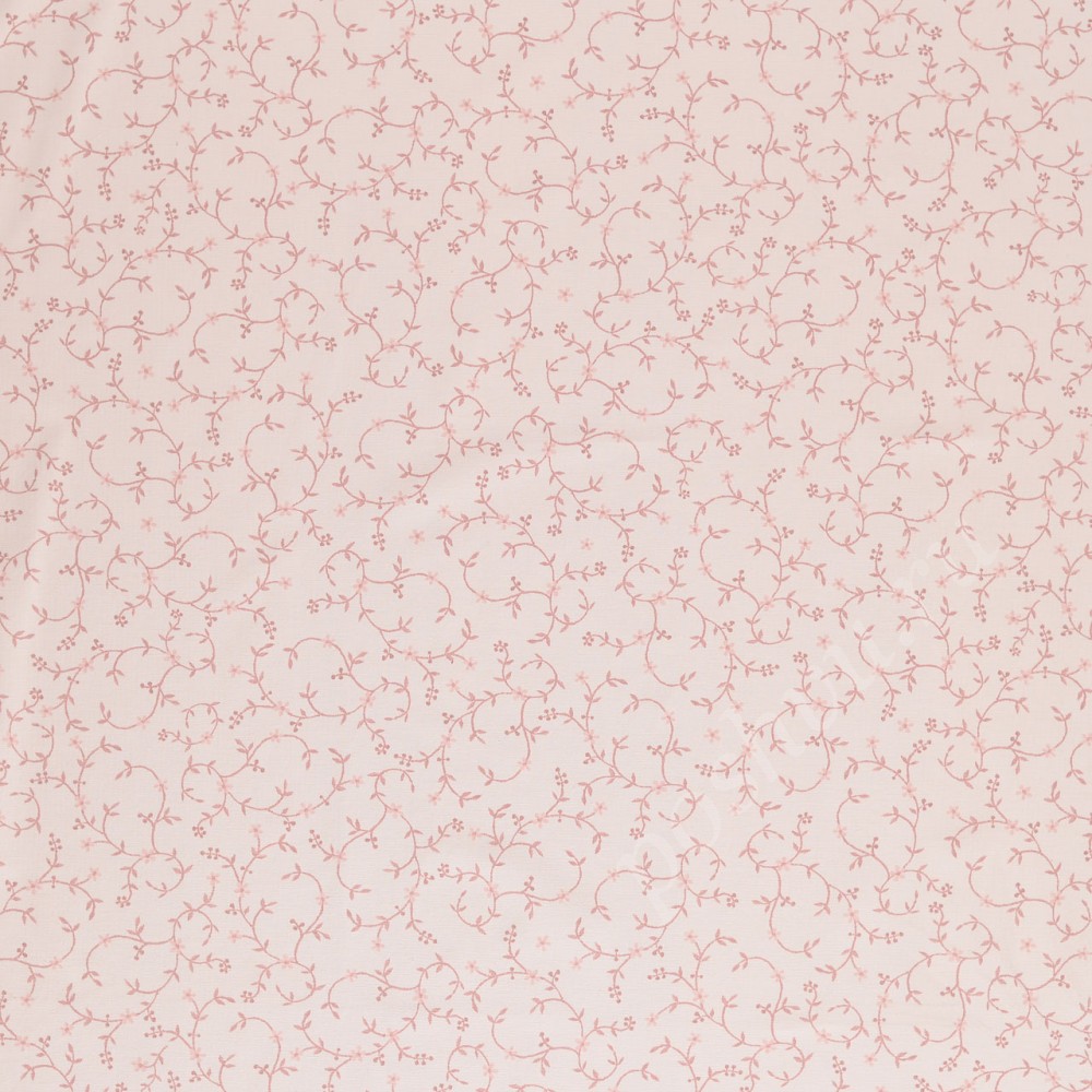 Ткань для штор портьерная Twiner розовая