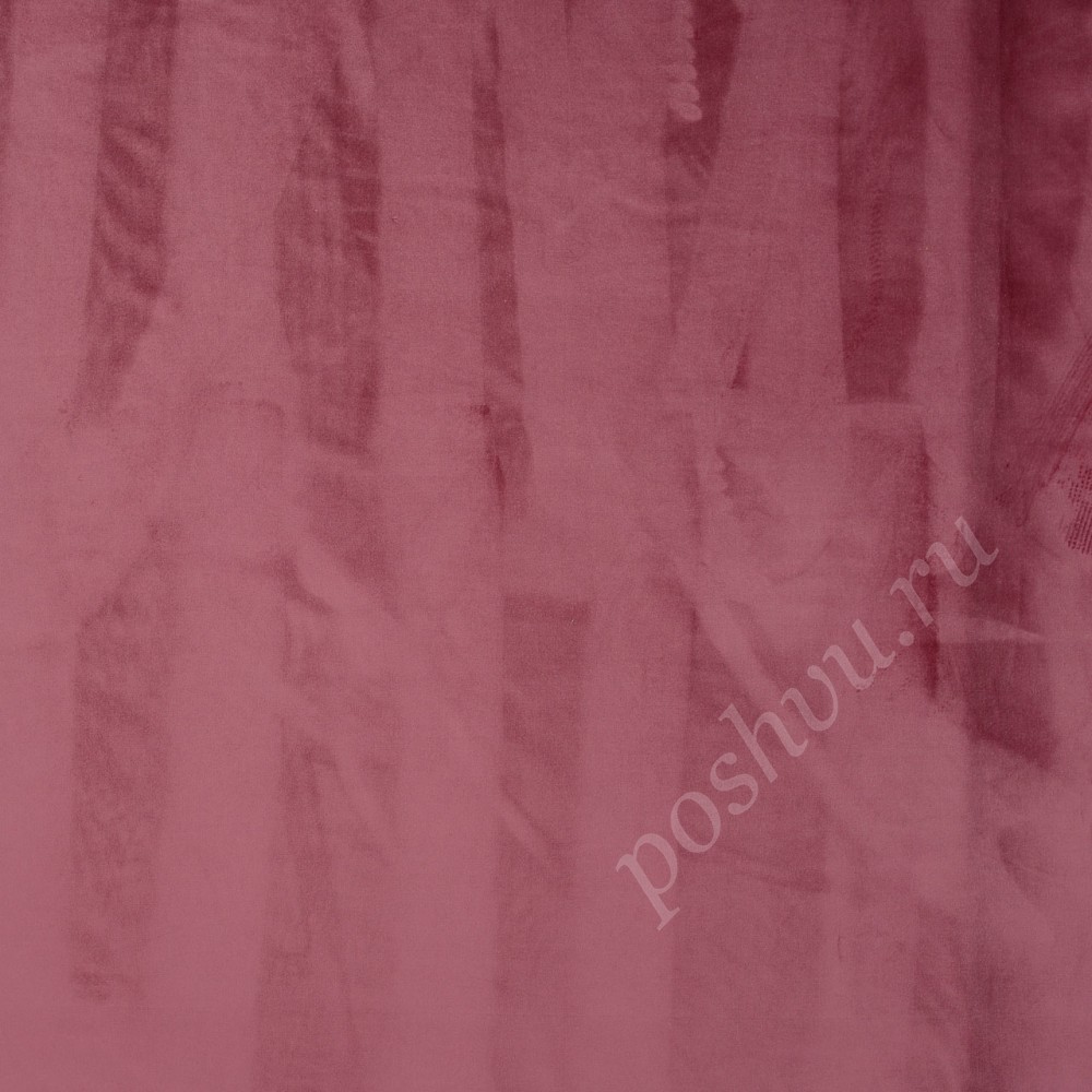 Ткань для штор портьерная Amber розовая