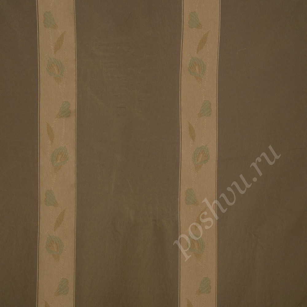 Ткань для штор Calla Organza оливковая