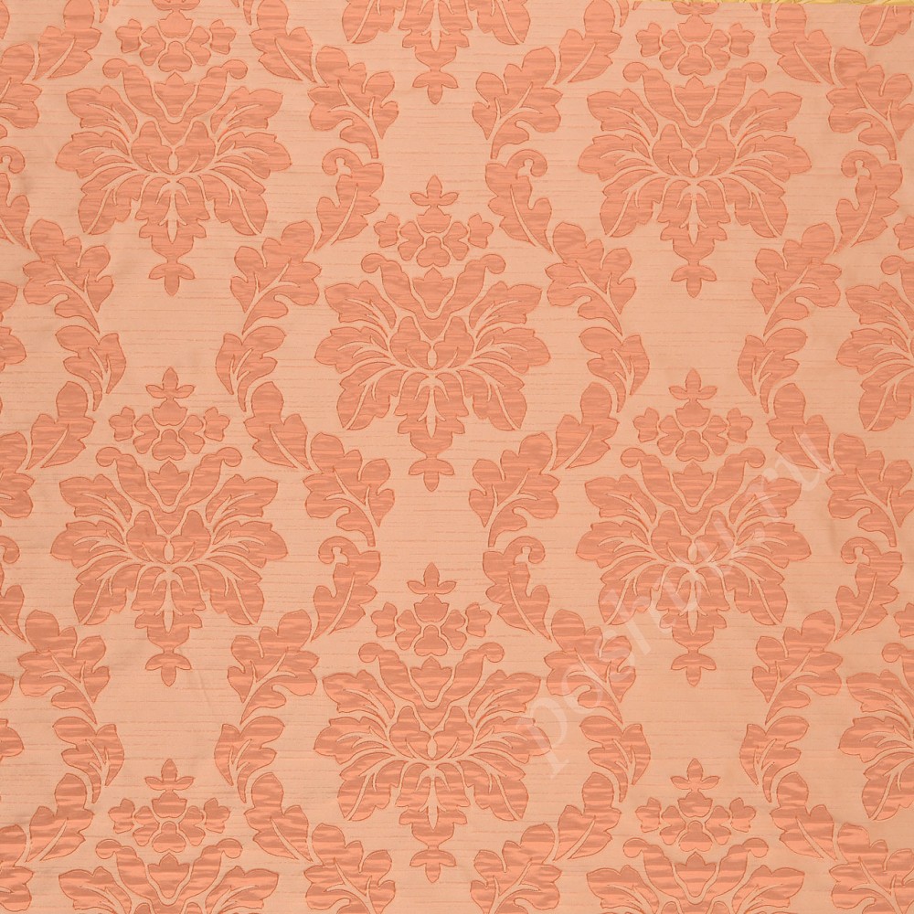 Ткань для штор портьерная Datca персиковая