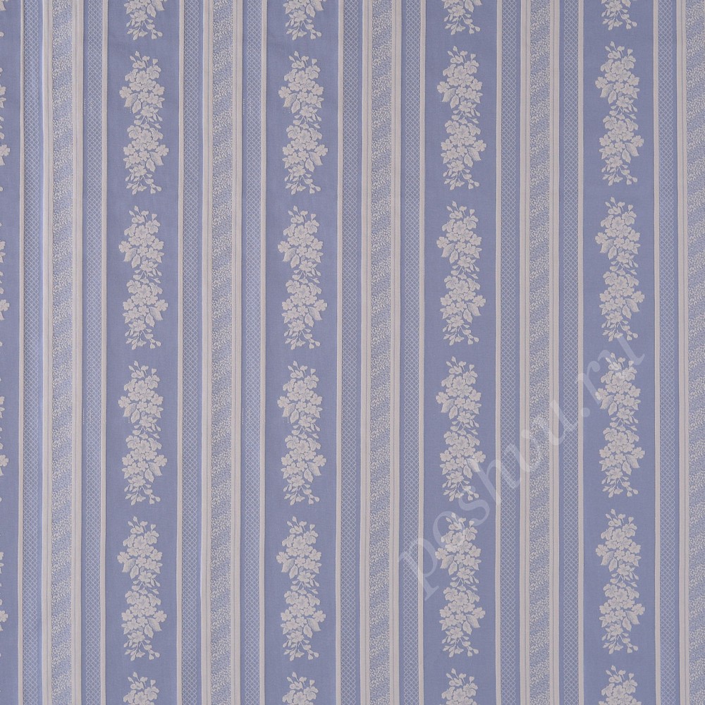 Ткань для штор портьерная Frida Kombin синяя