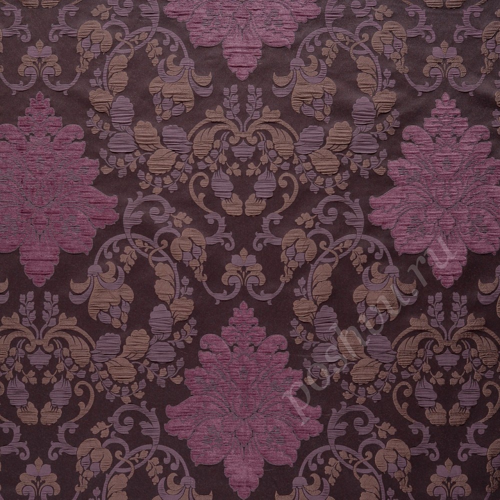 Ткань для штор портьерная Haymana фиолетовая