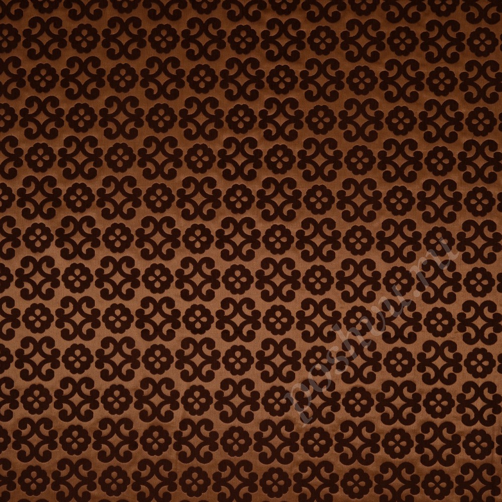Ткань для штор ila коричневая