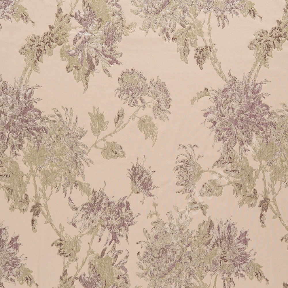 Ткань для штор портьерная Iris оливковая