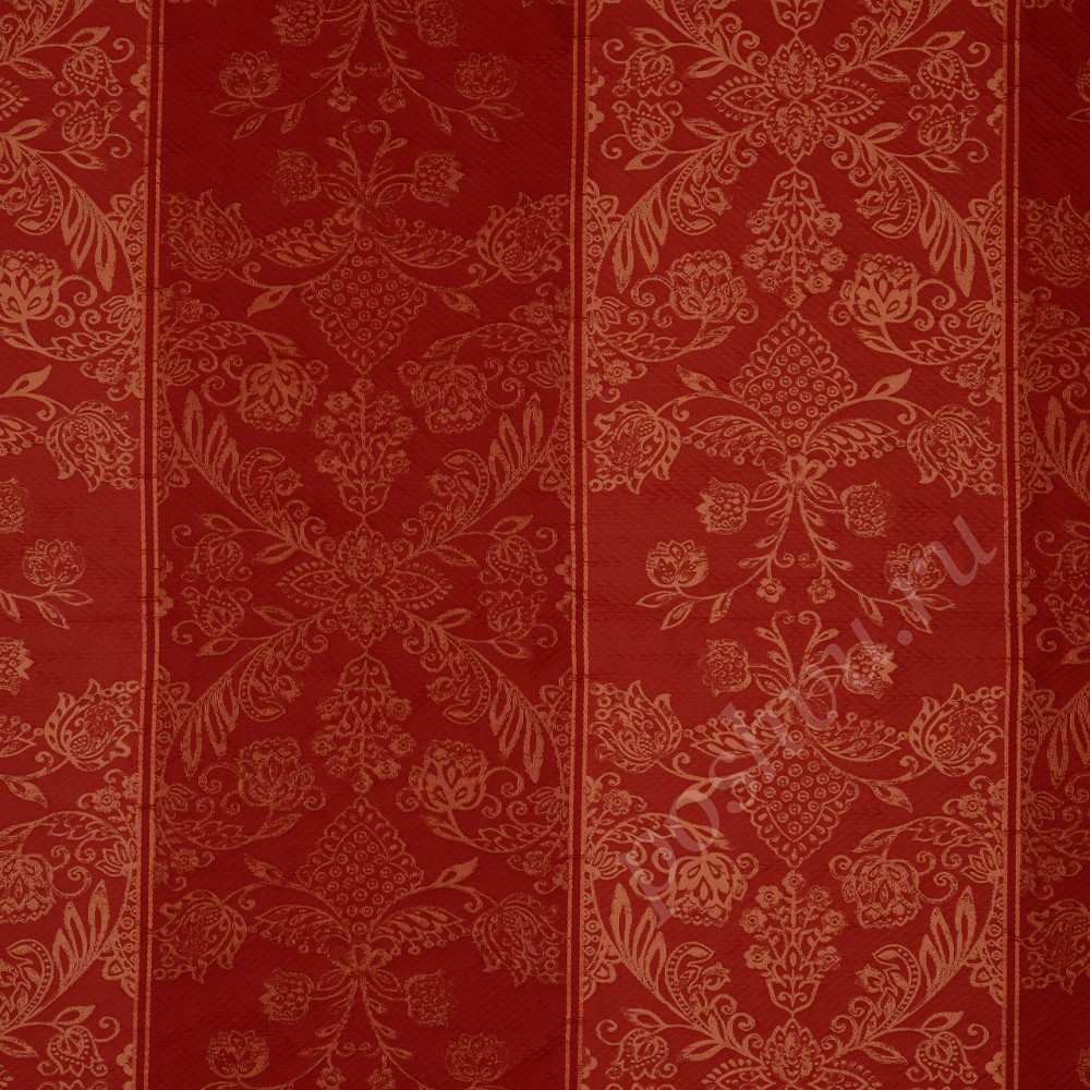 Ткань для штор Remus красная