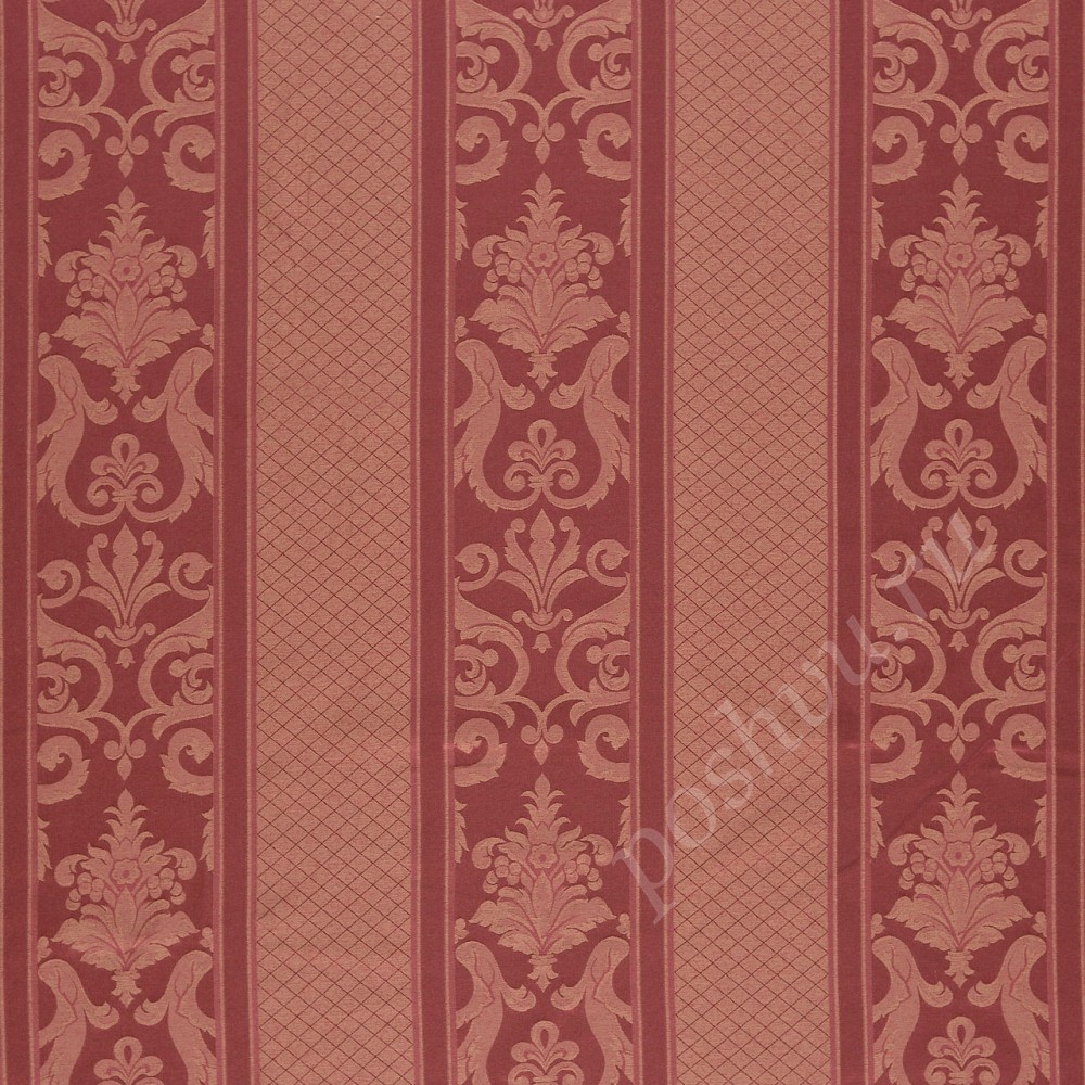 Ткань для штор портьерная Vivaldi Line розовая