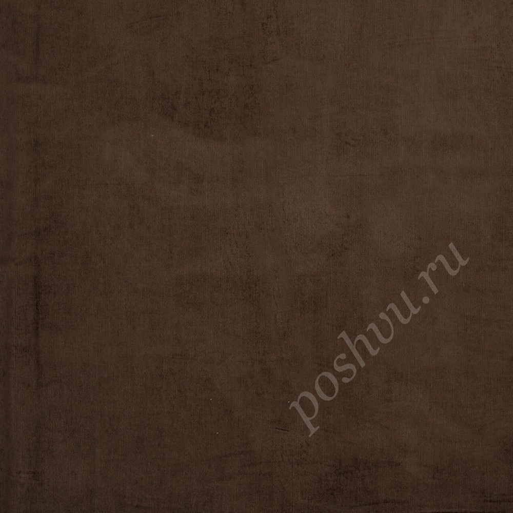 Ткань для штор портьерная Haymana Plain коричневая