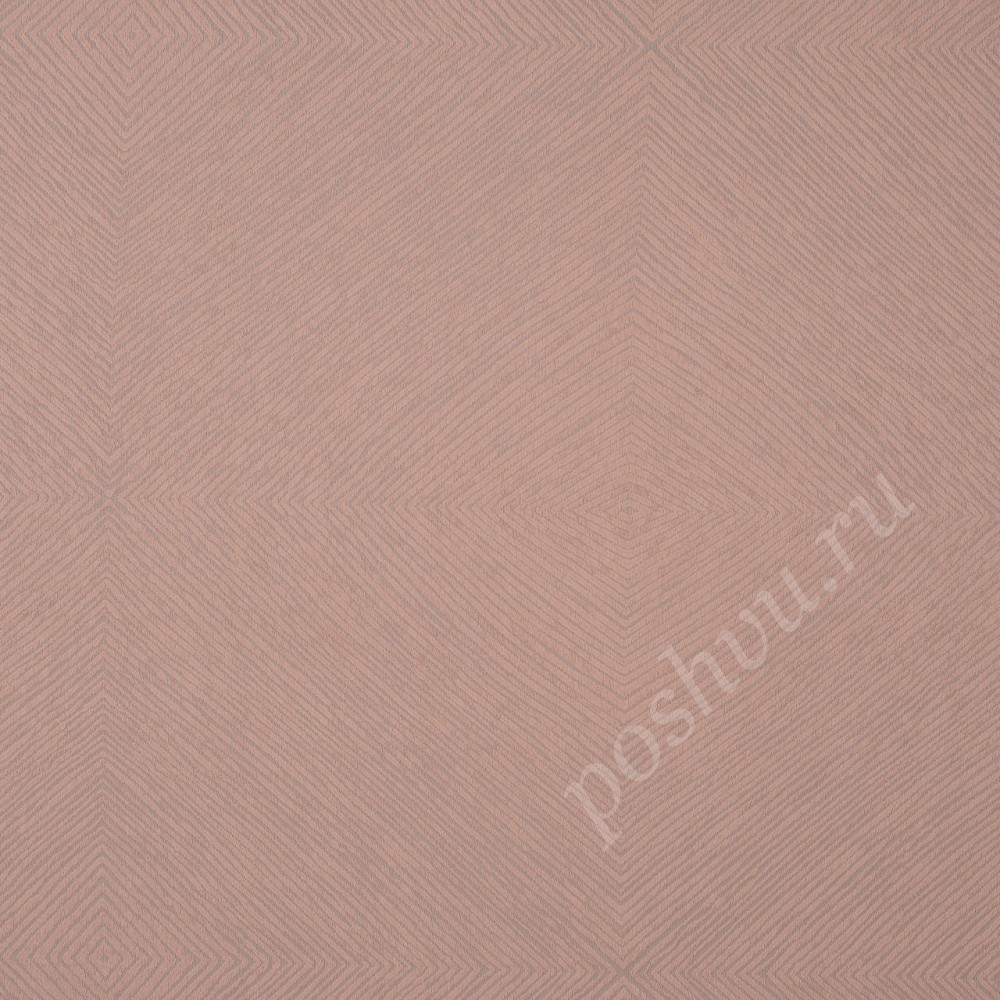 Ткань для штор портьерная Herbin розовая