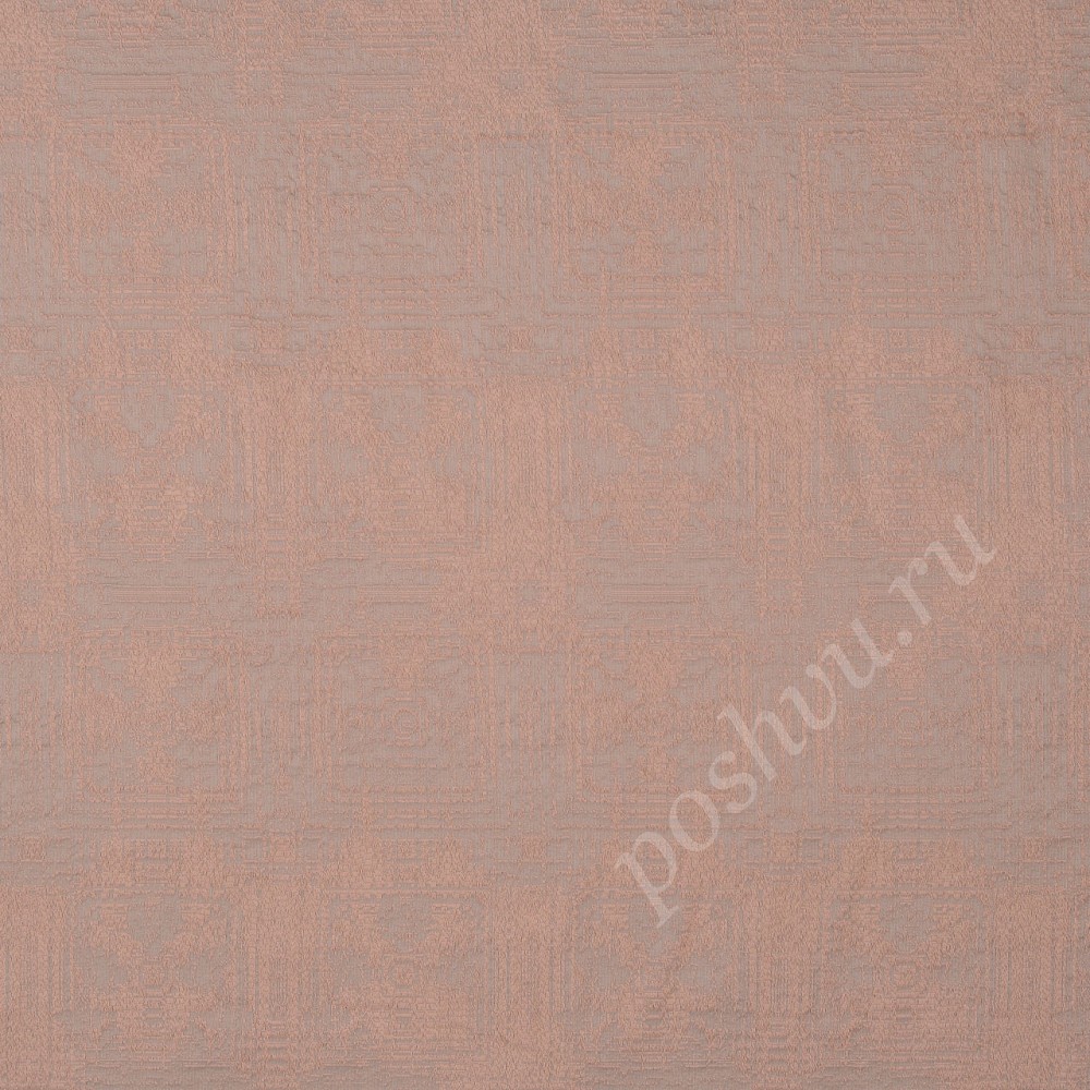 Ткань для штор портьерная Rusty розовая