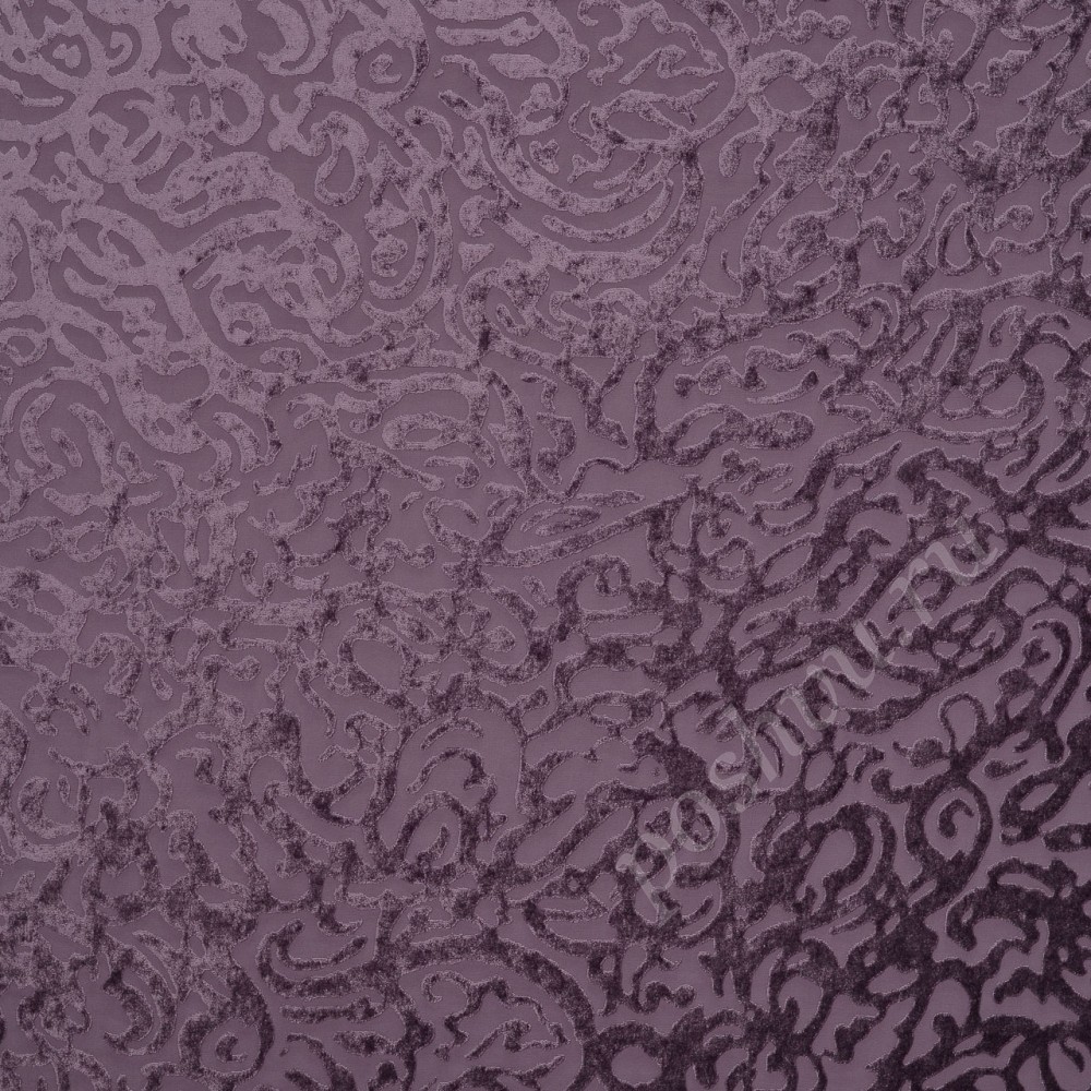 Ткань для штор портьерная Algas фиолетовая