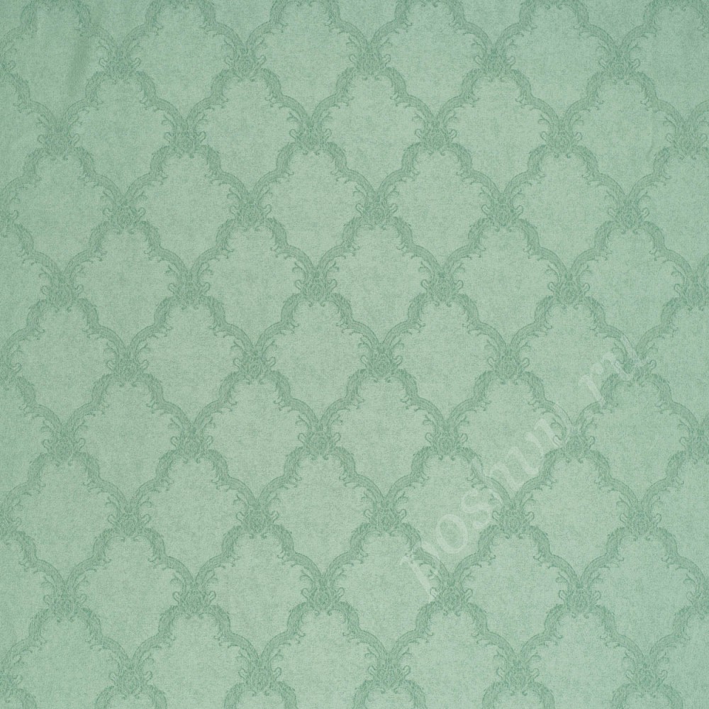 Ткань для штор портьерная Stephanie зеленая