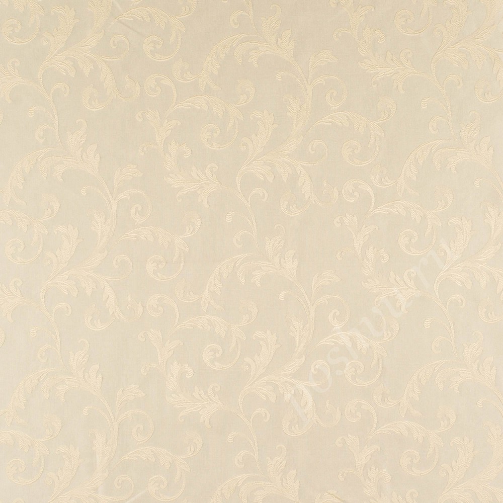 Ткань для штор портьерная Aliya белая