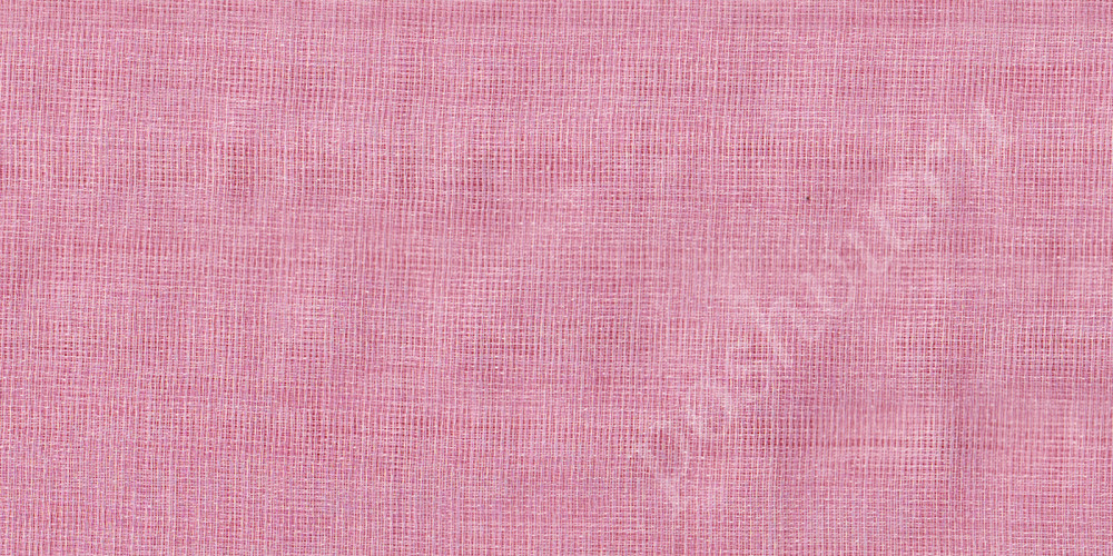 Тюлевая ткань под лен UPLAND розового цвета однотонная с утяжелителем