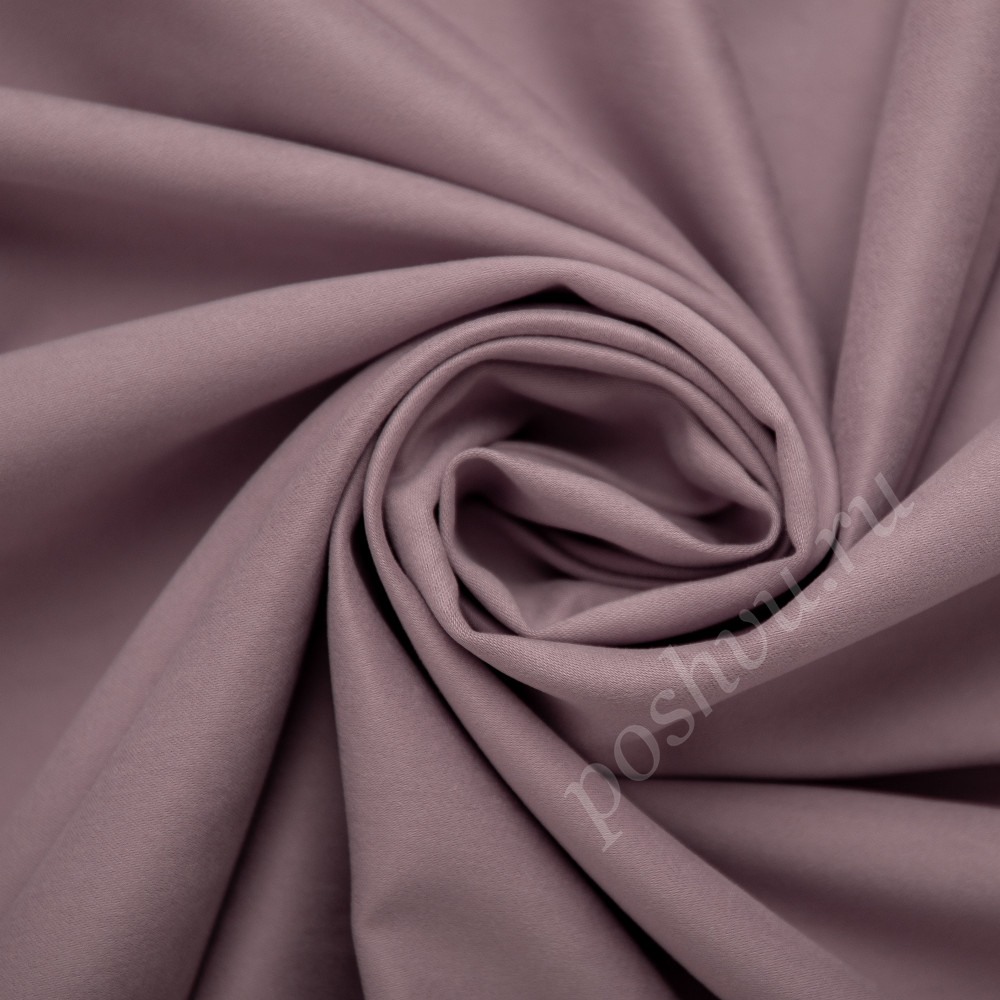 Портьерная ткань нубук CELSO розово-лилового цвета, выс.300см