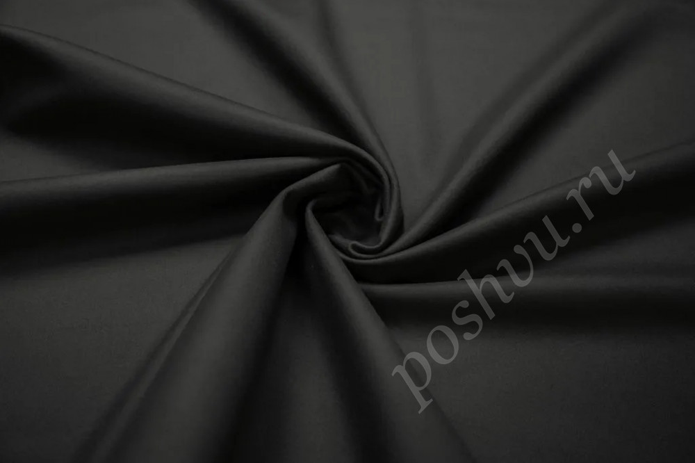 Пальтовая ткань сукно темно-серого цвета