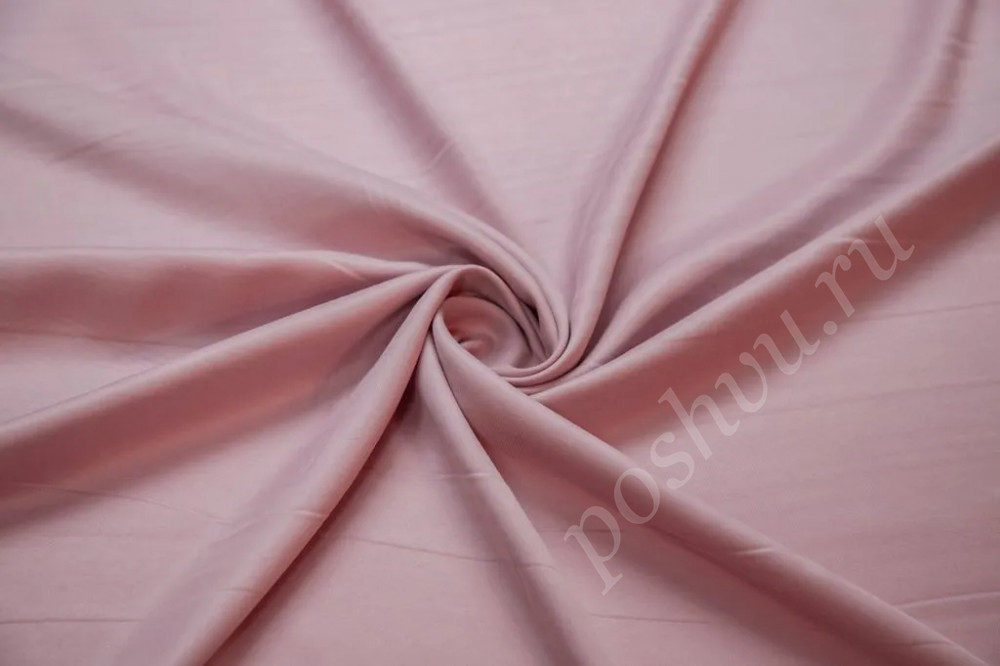 Плательная ткань твил цвета пыльной розы