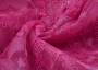 Ткань божественная сетка с аппликацией и пайетками розового оттенка
