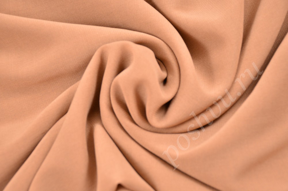 Элегантная шелковая ткань персикового цвета