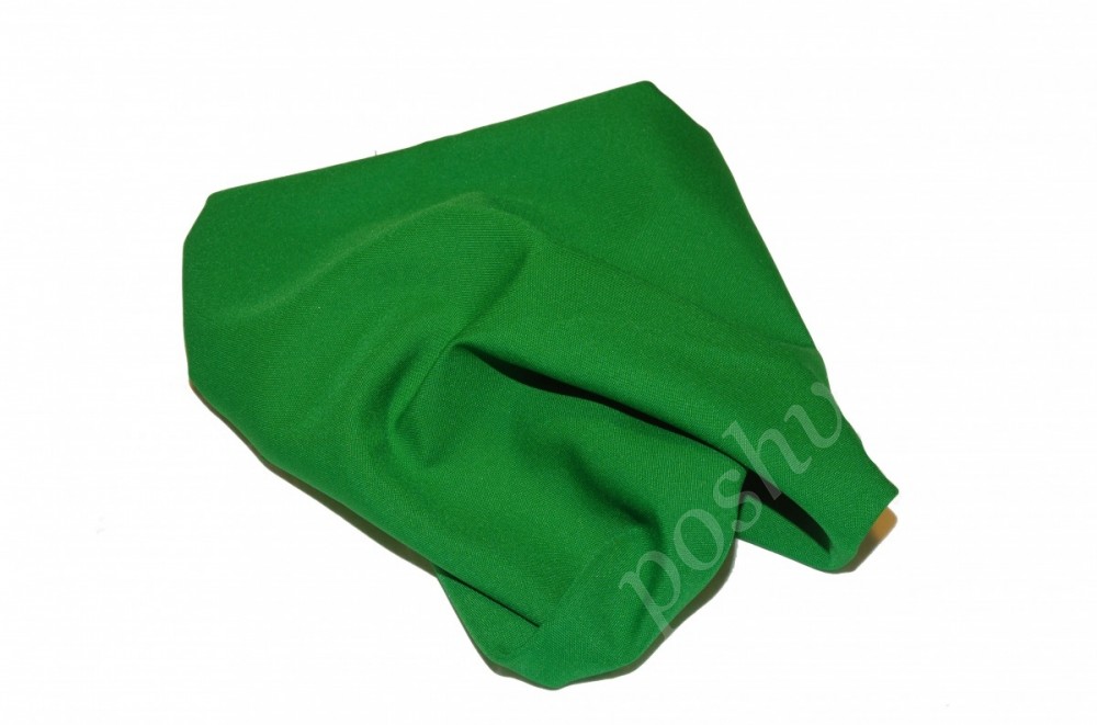 Ткань - зеленый габардин со скидкой