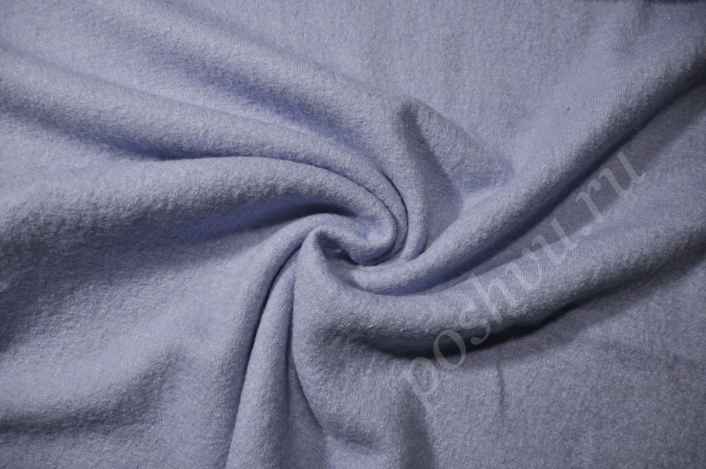 Ткань лоден бледно-голубого цвета