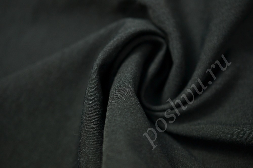 Ткань костюмная вискоза темно-серого оттенка