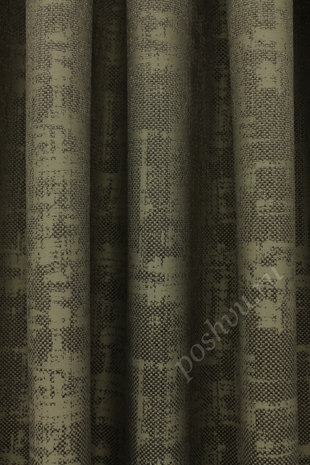 Портьерная ткань ROXANA Серо-коричневого цвета