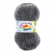 Пряжа ALPINA "KLEMENT" 80% альпака, 20% мериносовая шерсть 50 гр. 300 м. №08 серый