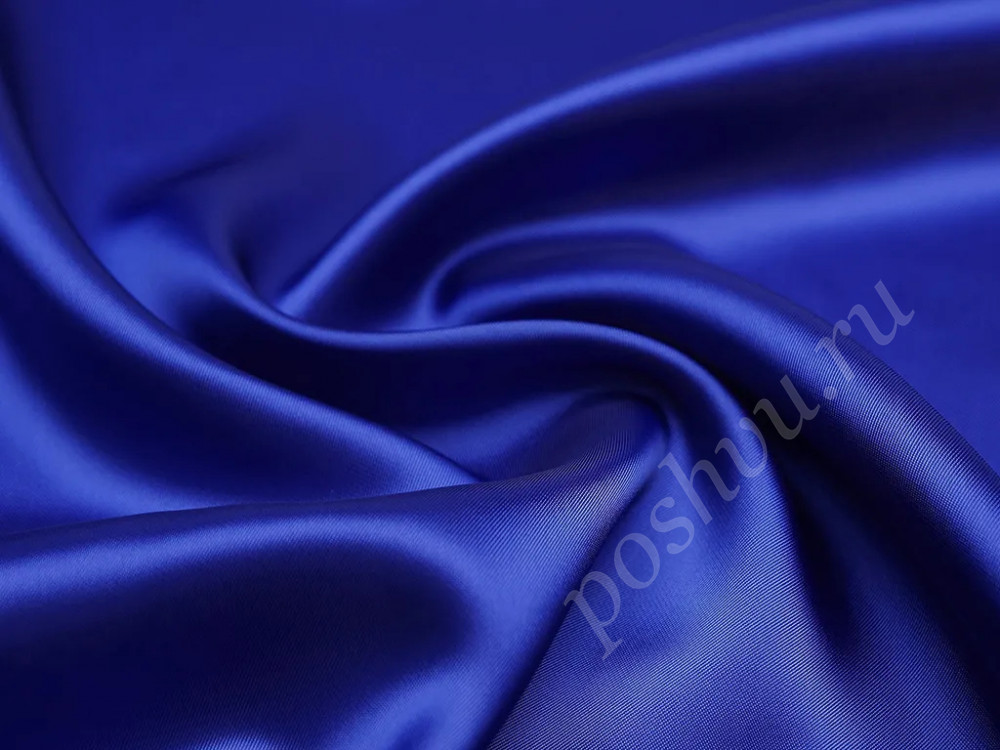 Подкладочная ткань синего цвета