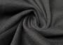 Трикотаж Рибана однотонная с начесом, цвет черный, 250 гр/м2