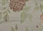 Ткань для мебели жаккард светло-бежевого цвета с крупными розами