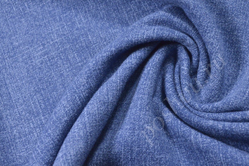 Трикотажная ткань имитация джинсы