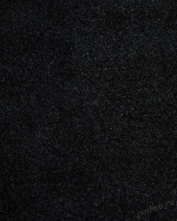 Ткань флисовая Черный мишка со скидкой