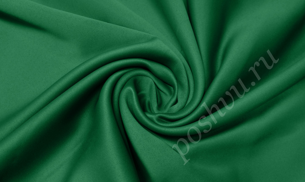 Блэкаут однотонный, цвет зеленый (изумруд)
