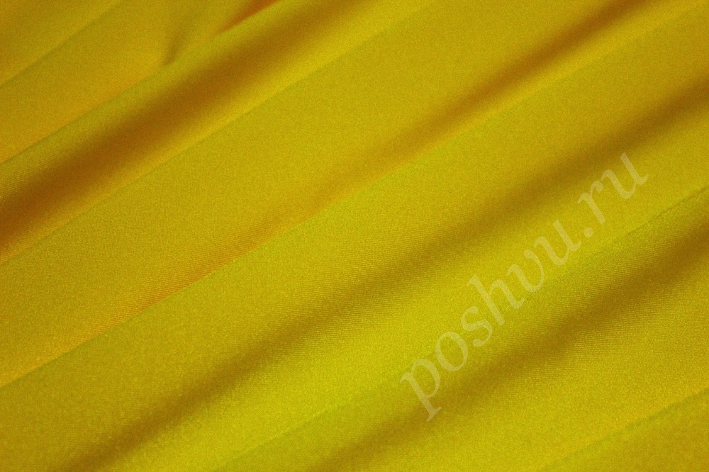 Ткань бифлекс ярко желтый