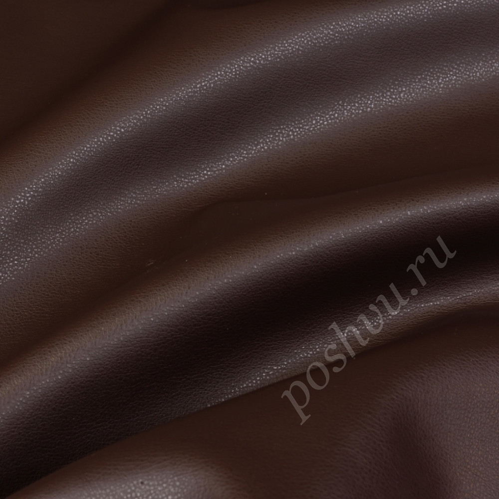 Кожа искусственная POLO шоколадного цвета