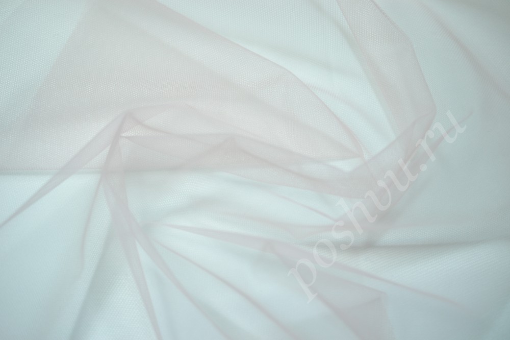 Ткань сетка нежно-розового оттенка Винкс