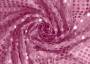 Сетчатая ткань с пайетками розовго цвета