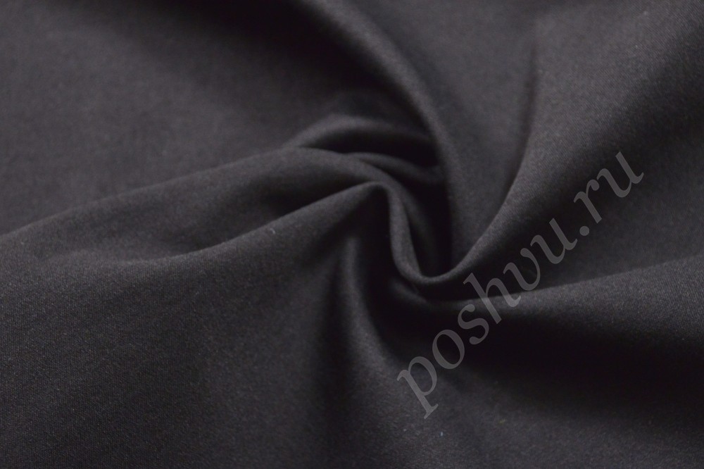 Ткань костюмная черно-серого оттенка