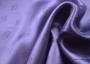 Ткань подкладочная фиолетового оттенка с буквами