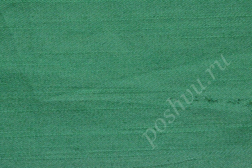 Ткань джинсовая зеленого оттенка