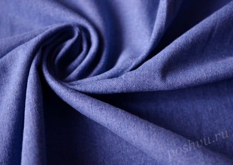 Джинсовая ткань синего цвета