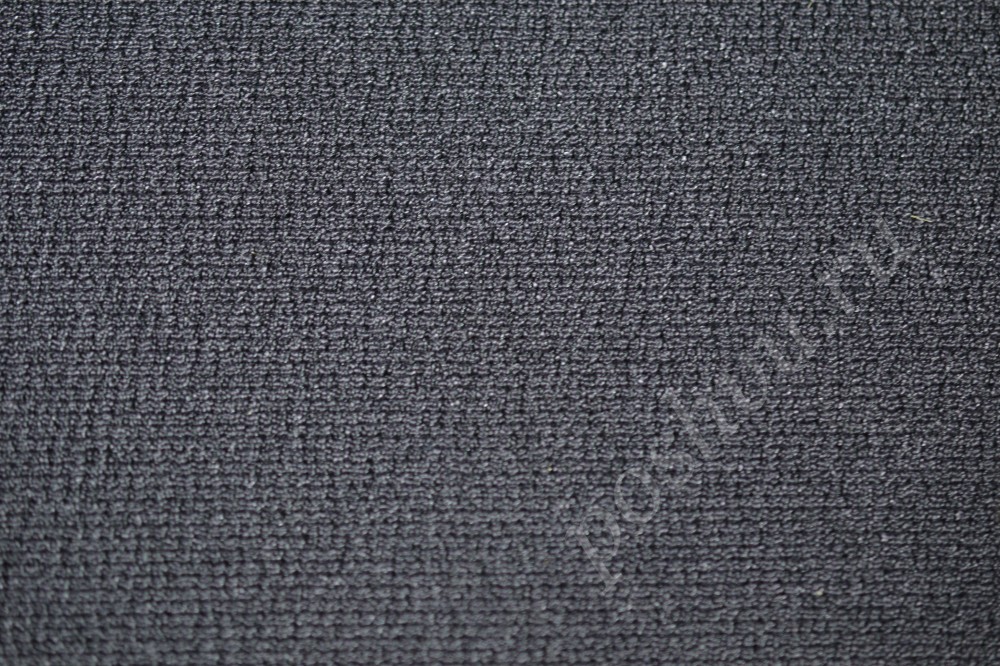 Ткань костюмная стильного серого оттенка с фактурным рисунком