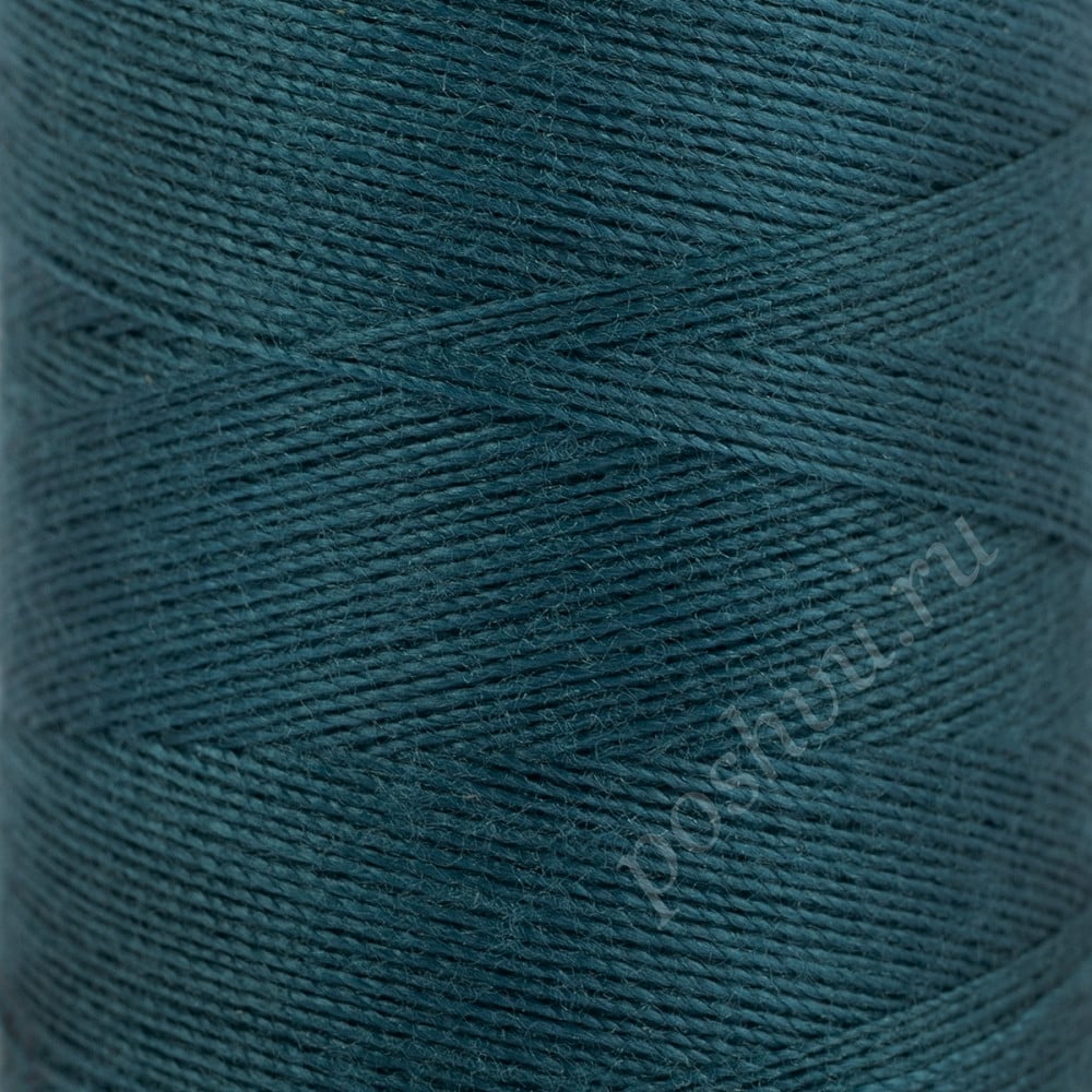 Швейные нитки (полиэстер) 40/2 "Gamma" 400 я 10 шт  365 м №270 зеленовато-синий