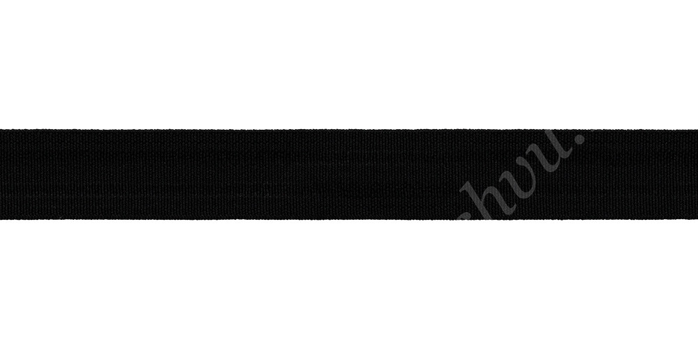 Лента эластичная с латексом 20 мм черный