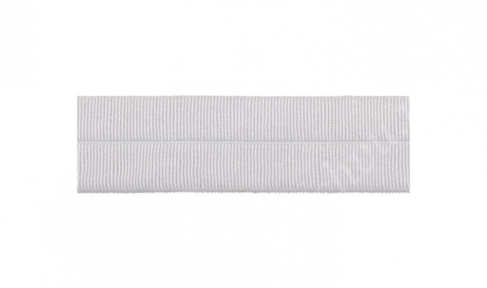 Лента эластичная "TORIONI" 14мм, 1м, 001 белый
