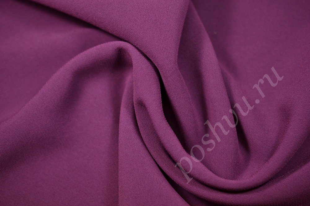Плательная ткань Max Mara пурпурного цвета