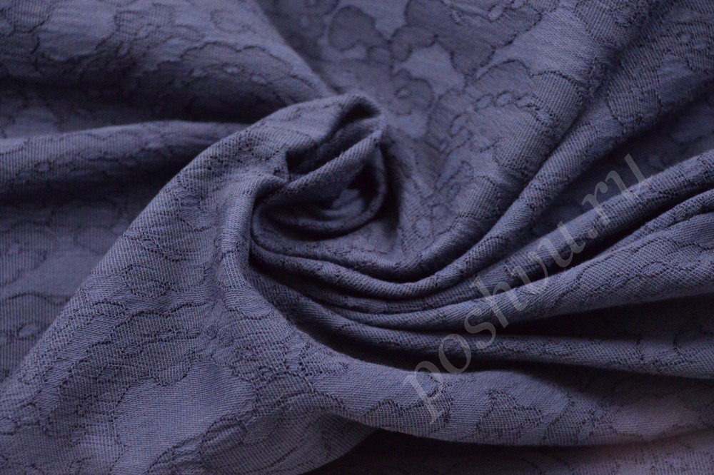 Эффектная подкладочная ткань насыщенного тёмно-синего оттенка от итальянского бренда Аquilano.Rimondi