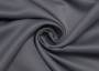 Портьера Блэкаут темно-серого цвета с чёрной нитью