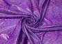 Трикотаж Голограмма фиолетового цвета