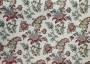 Мебельная ткань гобелен INDIAN серо-бордовые сказочные цветы шир.140см